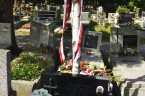 Nad grobem ks. Władysława Gurgacza w rocznicę zbrodni komunistycznej Kraków, Cmentarz Wojskowy, 14 września 2013 r. (zdjęcia i wideo- Józef Wieczorek) Odsłony: 2
