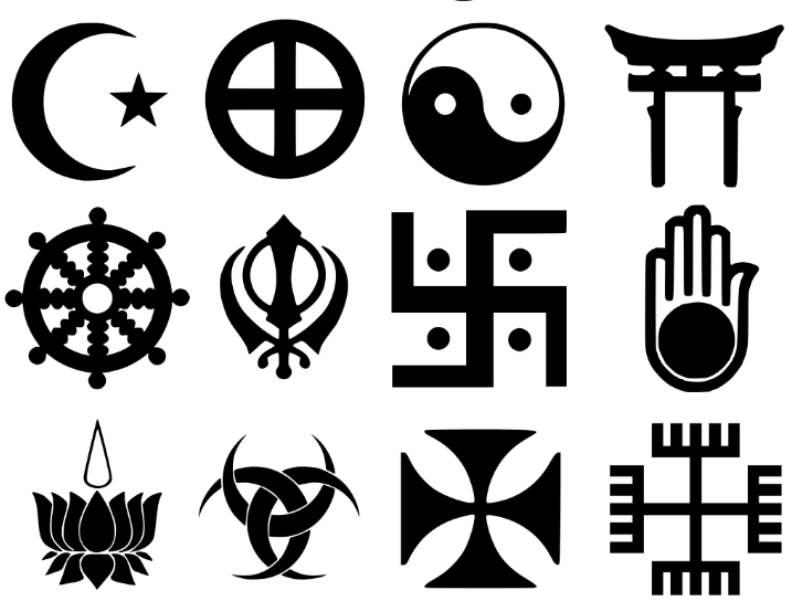 Символ всего нового. Религиозные символы. Знаки Мировых религий.