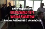 Konferencja prasowa autorów obrazu ‘Gietrzwałd 1877 – Wojna Światów’ w siedzibie PAP. Wystąpienia Grzegorza Brauna i Włodzimierza Skalika poprzedzone są zwiastunem filmu. W dalszej części materiału usłyszymy pytania z sali. […]