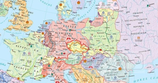 To jest drogie dzieci mapa. O tutaj,  w środku jest Polska. Po lewej stronie są Niemcy – a po prawej Rosja. I tak było zawsze – nawet wtedy, gdy Polski […]