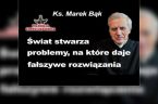 – Jesteśmy poddawani zwodzeniu, również jako naród. Pod pretekstem dobra dawkuje się nam truciznę. Prowadzi się walkę z człowiekiem, by go zniewolić, odebrać mu prawo do życia, odebrać mu wolność. […]