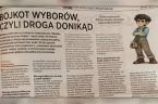 Odpowiedź Marka Tomasza Chodorowskiego na artykuł Krystyny Górzyńskiej „Bojkot wyborów, czyli droga donikąd!”, opublikowany w „Gazecie Warszawskiej” 13.08.2026. ◊ Artykuł, którego dotyczy polemika: Bojkot wyborów, czyli droga donikąd ◊ Wybór [&hellip;]