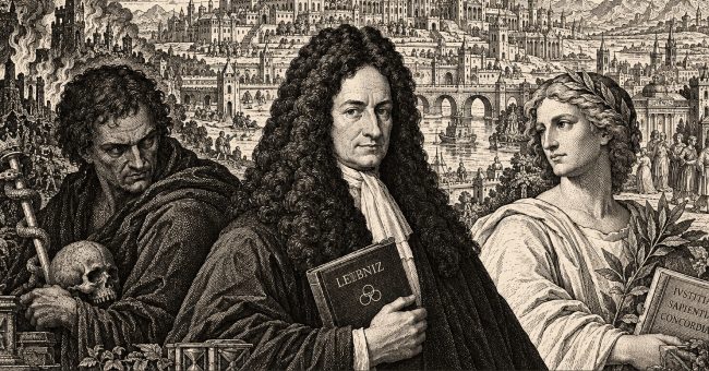 Melioryzm Leibniza Istnieje pewna civitas aeterna myśli ludzkiej,w której wieki są niczym. H. Elzenberg &nbsp; Russell pisze w swojej Historii filozofii Zachodu, że Leibniz to był „jeden z czołowych umysłów [&hellip;]
